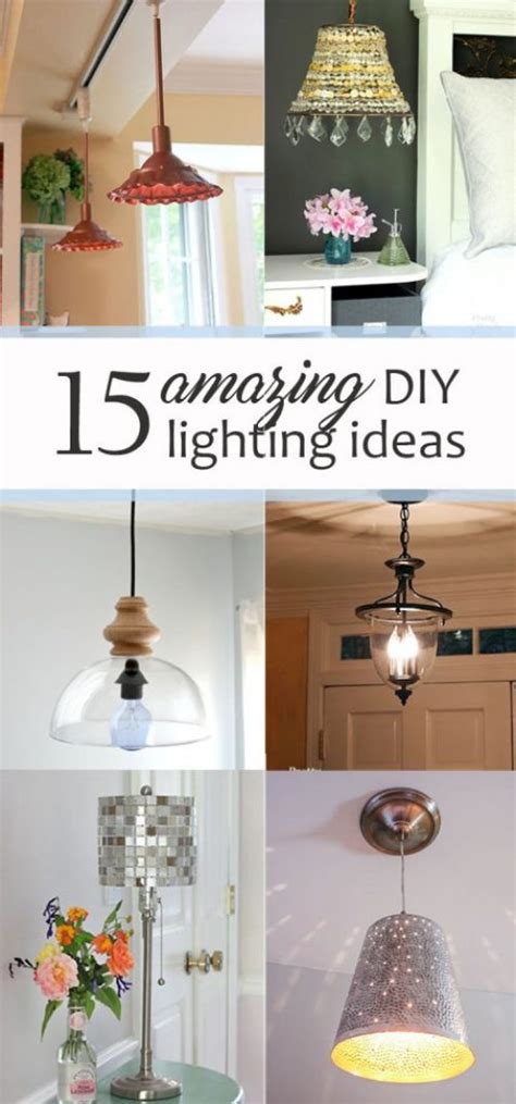 15 Amazing DIY Lighting Ideas - Pretty Handy Girl