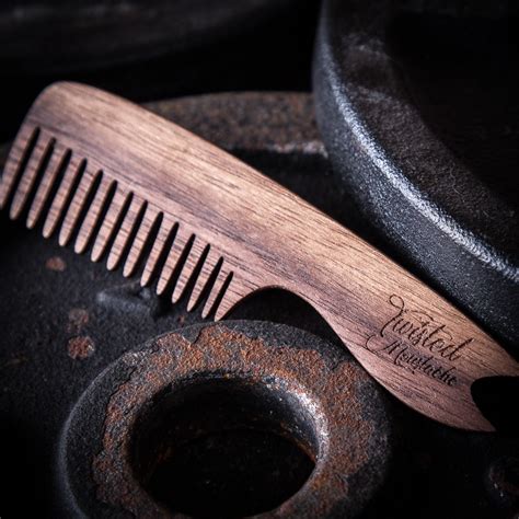 Wooden Moustache Comb | Signature collection