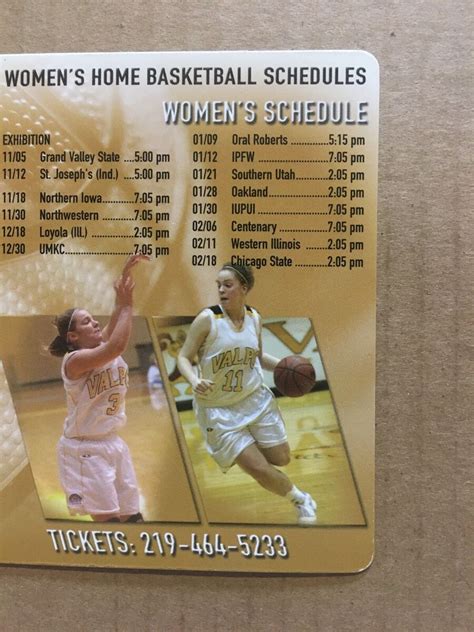 200506 Valparaiso Crusaders Mens And Womens Home Basketball Magnet Schedule : Free Download ...