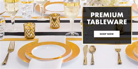 Tableware & Entertaining Supplies - Premium & Plastic Tableware | Party ...