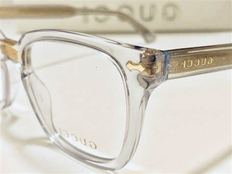 Gucci Eyeglasses GG184O 005 Women's Transparent w/ Gold