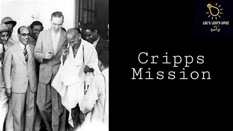 Cripps Mission | Modern History | Let's Learn UPSC | Muthu - YouTube