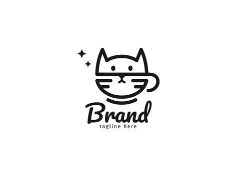 Coffee Cat Logo by Iwan Yulianto on Dribbble