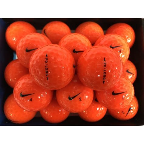 Nike PD Long Orange Golf Balls - Golf Balls from Premier Lake Balls UK