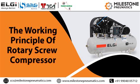 The Working Principle Of Rotary Screw Compressor - milestonepneumatics