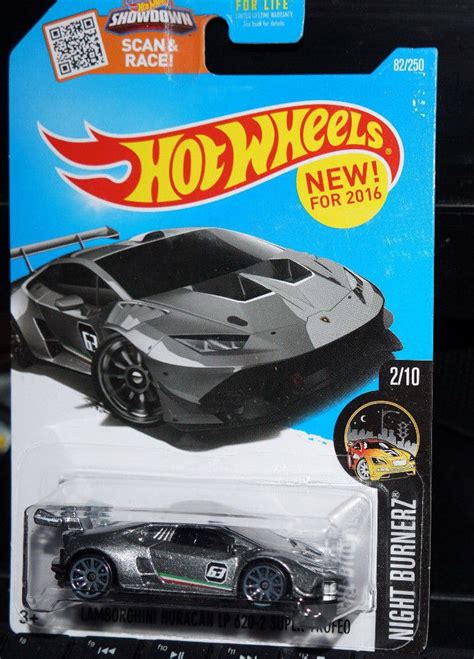 LAMBORGHINI HURACAN LP 620-2 SUPER TROFEO NIGHT BURNERZ 1/64 2015 HOT ...