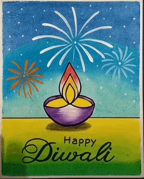 Drawing on Diwali | Festival Drawing | Diwali Drawing in 2021 | Diwali drawing, Diwali festival ...