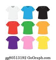 900+ T Shirt Template And Mockup Clip Art | Royalty Free - GoGraph