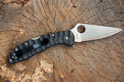 Spyderco Delica 4 custom scales (v.7) | G10.lt Custom Made Scales