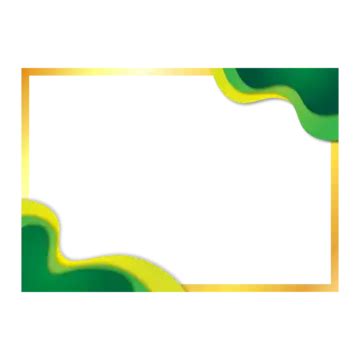 Frame For Green Yasin Or Certificate, Frame, Yasin Frame, Paper Frame PNG Transparent Clipart ...