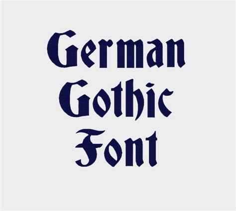 German Gothic Font