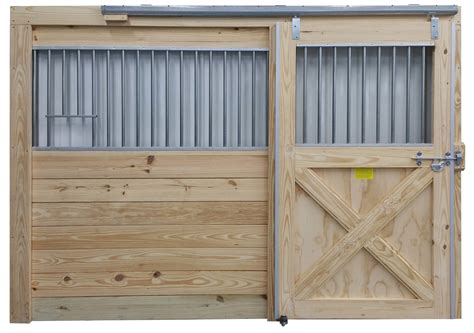 Galvanized All Star Series Horse Stall Package | Woodstar Products