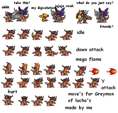 Digimon Sprites by EugeZeta on DeviantArt