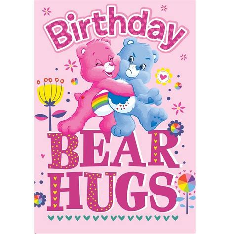 Care Bears Birthday Bear Hugs Greeting Card - Buy Online