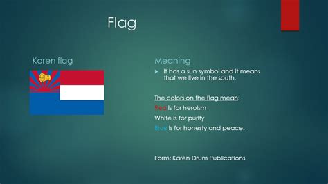 Karen Flag Meaning