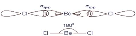 What is the Hybridization of Beryllium Chloride?