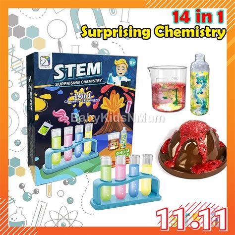 Science Experiment STEAM Project 14In1 Classic Science Experiments Interesting Chemistry ...