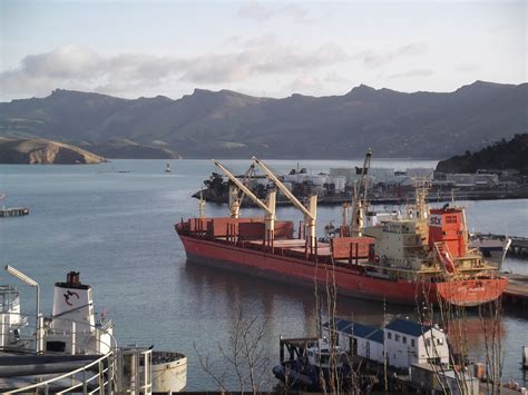 Ship in Lyttelton Harbour | Lyttelton, near Christchurch, Ca… | Flickr