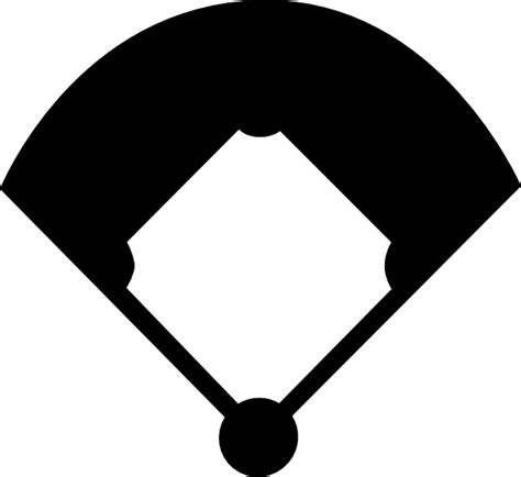 Baseball Field Silhouette Clip Art at Clker.com - vector clip art ...