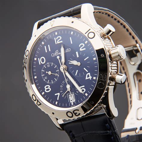 Breguet Type XX Transatlantique Chronograph Automatic // 3820BB/P2/9W6 // Pre-Owned ...