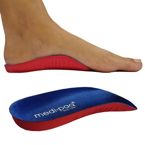 Orthotic Shoe Insoles Arch Support Plantar Fasciitis 3/4 Inserts Flat ...