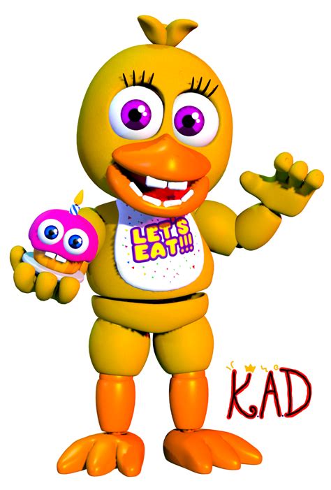 Adventure Chica Render by KingAngryDrake on DeviantArt