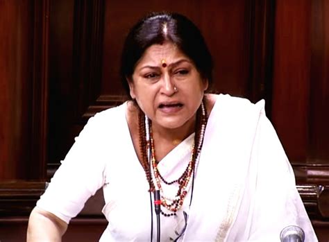 BJP MP Rupa Ganguly breaks down in Rajya Sabha