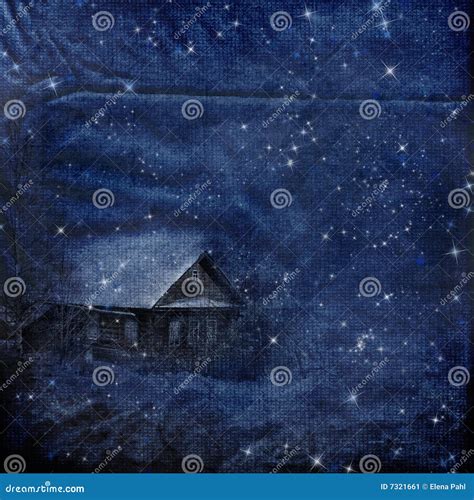 Night Blizzard Winter Background Stock Illustration - Illustration of ...