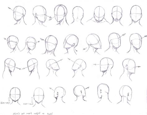 Head Angles Drawing at GetDrawings | Free download