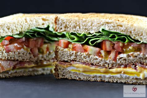 Easy Egg Club Sandwich - Do It All Working Mom