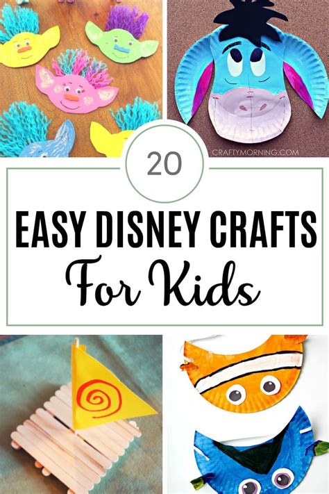 20 Easy Disney Crafts for Kids - The Unprepared Mommy