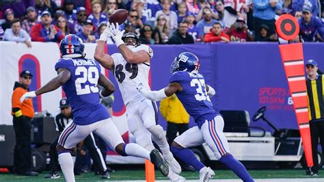 Highlights: Every Mark Andrews Catch in 106-Yard Giants Game