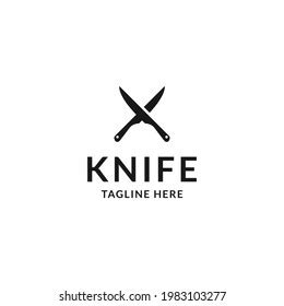 Knife Logo Design Logo Template Stock Vector (Royalty Free) 1983103277 ...