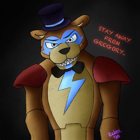 FNAF Security Breach Freddy Fazbear Fanart by me, follow my instagram for more [Rocket_Tas] : r ...