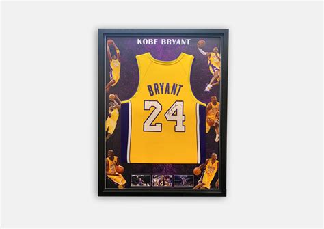 Kobe Bryant Signed Signature Series Jersey Framed