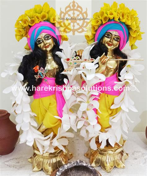 Krishna Balaram Deities Metal (Asthadhatu) 12 Inches - Hare Krishna Solutions