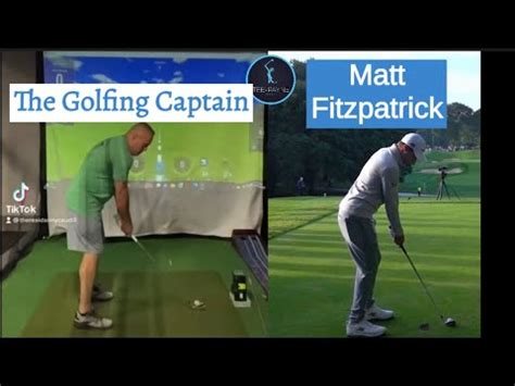 The Golfing Captain vs Matt Fitzpatrick Swing Analysis #golf #fun #youtubeshorts #california # ...