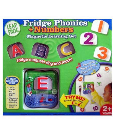 Leapfrog Fridge Phonics Magnetic Letters With Numbers - Buy Leapfrog ...