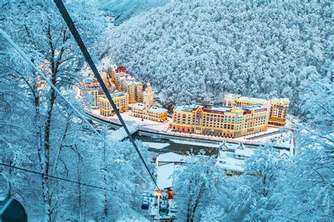 Sochi mountain resorts are already preparing for the winter season 2019 ...