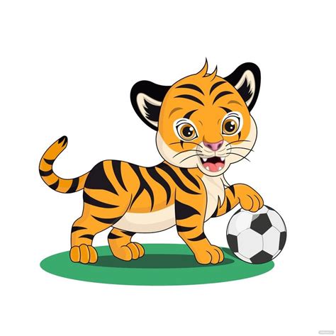 Tiger Cub Vector in Illustrator, SVG, JPG, EPS, PNG - Download | Template.net