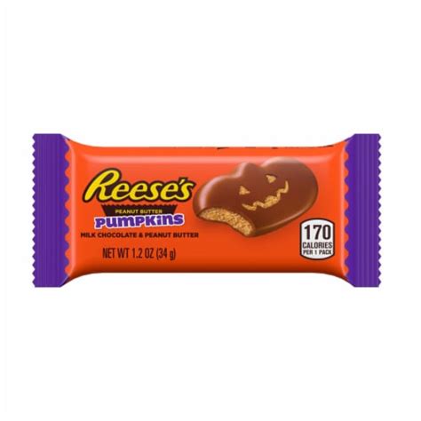 REESE'S Milk Chocolate Peanut Butter Pumpkins Halloween Candy Pack, 1.2 oz - Fry’s Food Stores