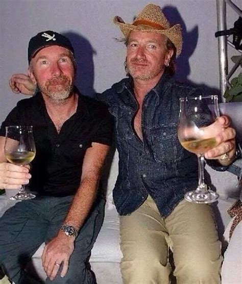 The Edge and Bono, having a good time. Slàinte! | Bono, Bono u2, Cool bands