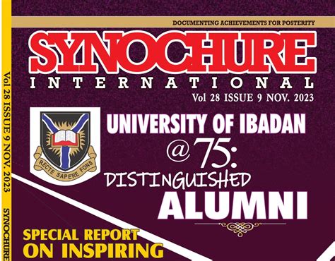 University of Ibadan @75 – Distinguished Alumni – Synochure ...