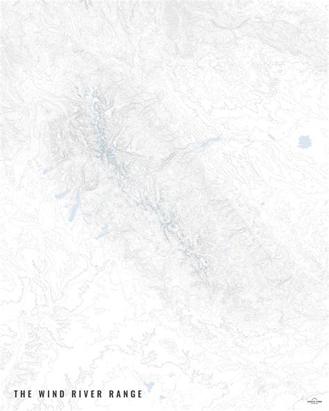 Wind River Range Map — North Fork Mapping