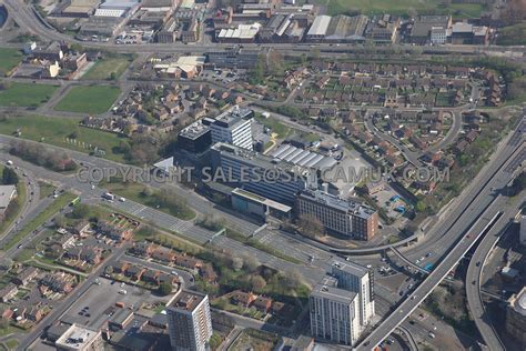 Aerial photography of Liverpool John Moores University City Campus