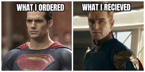 superman-vs-homelander-memes-what-i-ordered-what-i-recieved - Comics And Memes