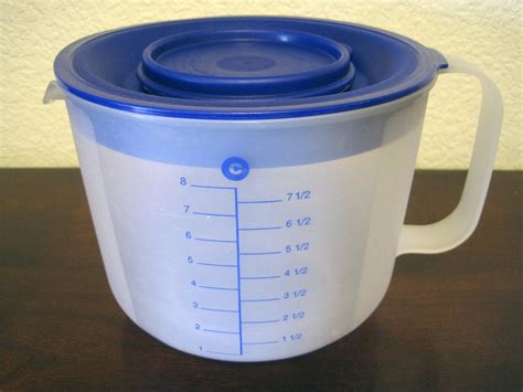 Tupperware Mix N Stor 8 Cup Measuring Pitcher Batter Mixing | Etsy | Tupperware, Cup, Batter