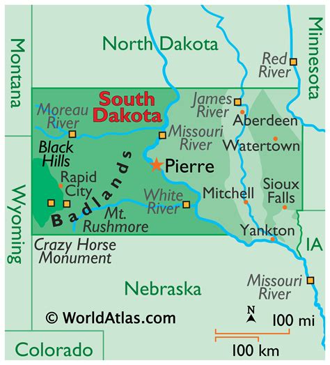 South Dakota Attractions, Travel and Vacation Suggestions - Worldatlas.com