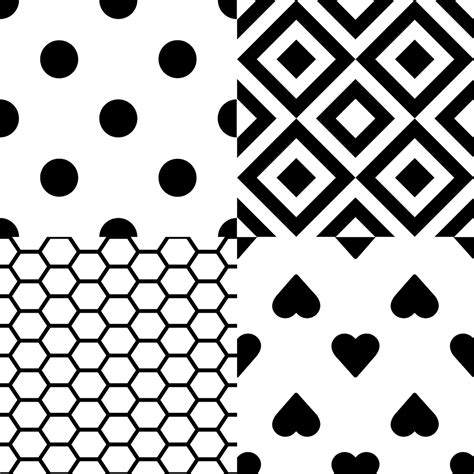 10 Patterns SVG Bundle, Seamless Geometric Abstract Pattern, Cut Files for Cricut and Silhouette ...