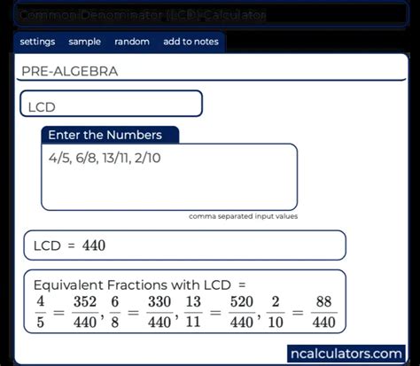 LCD Calculator